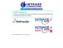 Tablet Screenshot of intrade.es