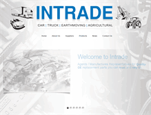 Tablet Screenshot of intrade.co.za